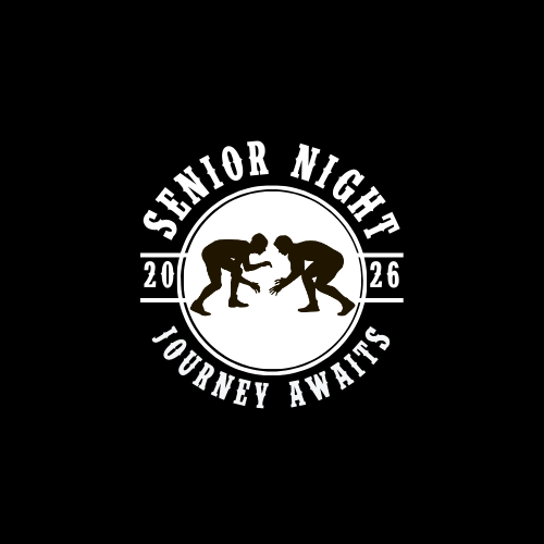 Wrestling Senior Night T-Shirt - Custom Double-Sided Tee