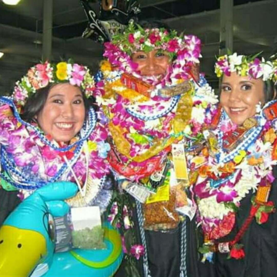 Custom ribbon lei for staff appreciation – custodian, bus driver, cafeteria gift