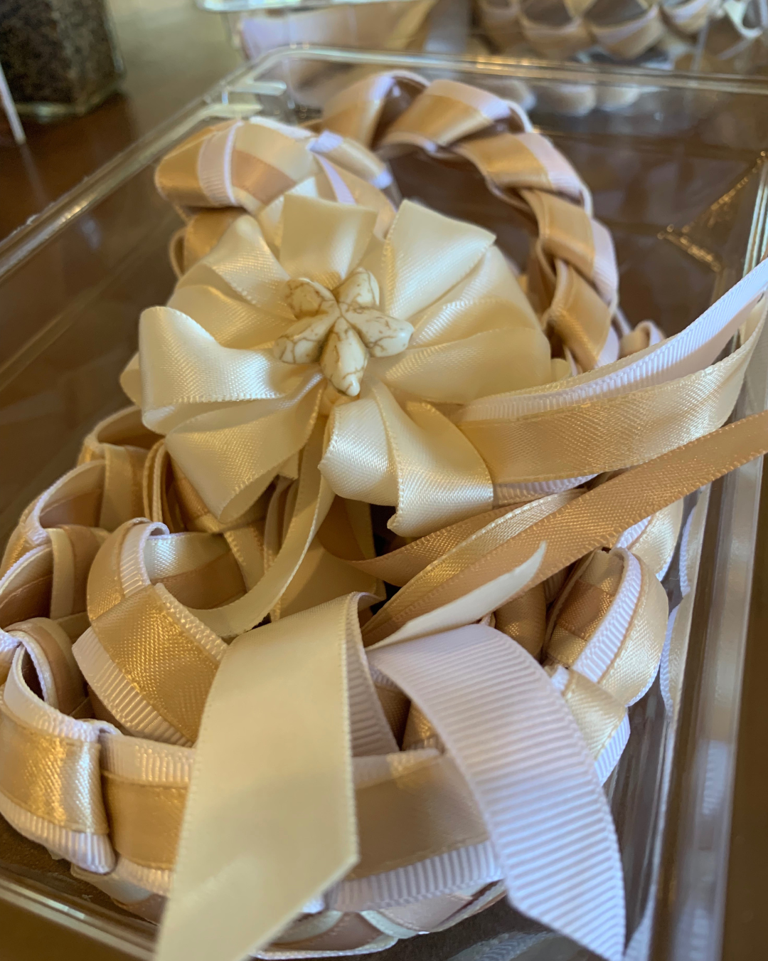 Personalized Teacher Lei. Choose your colors. Custom thank-you gift to honor teachers' dedication and make Teacher Appreciation memorable. Gift a teacher today!