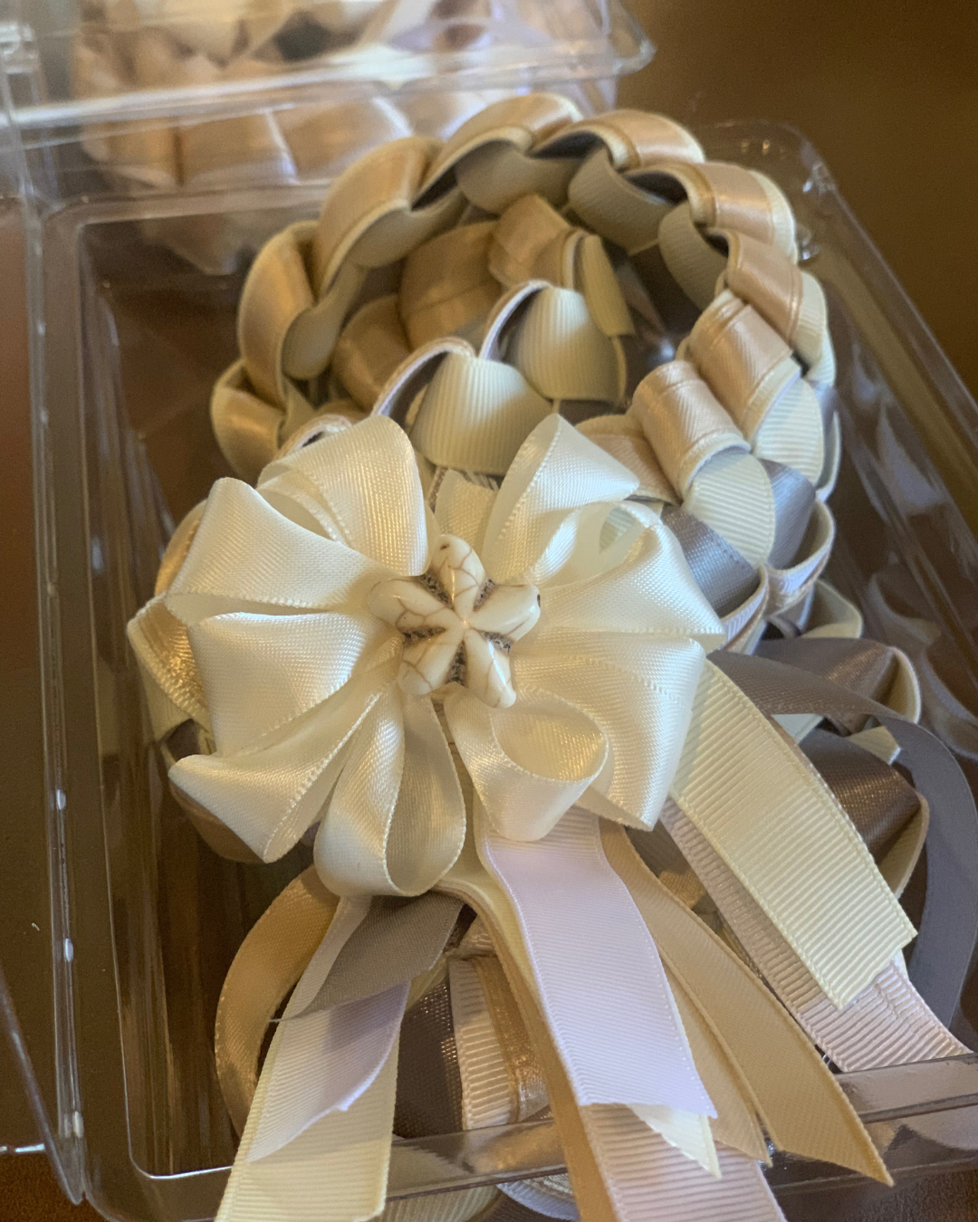 Personalized Teacher Lei. Choose your colors. Custom thank-you gift to honor teachers' dedication and make Teacher Appreciation memorable. Gift a teacher today!