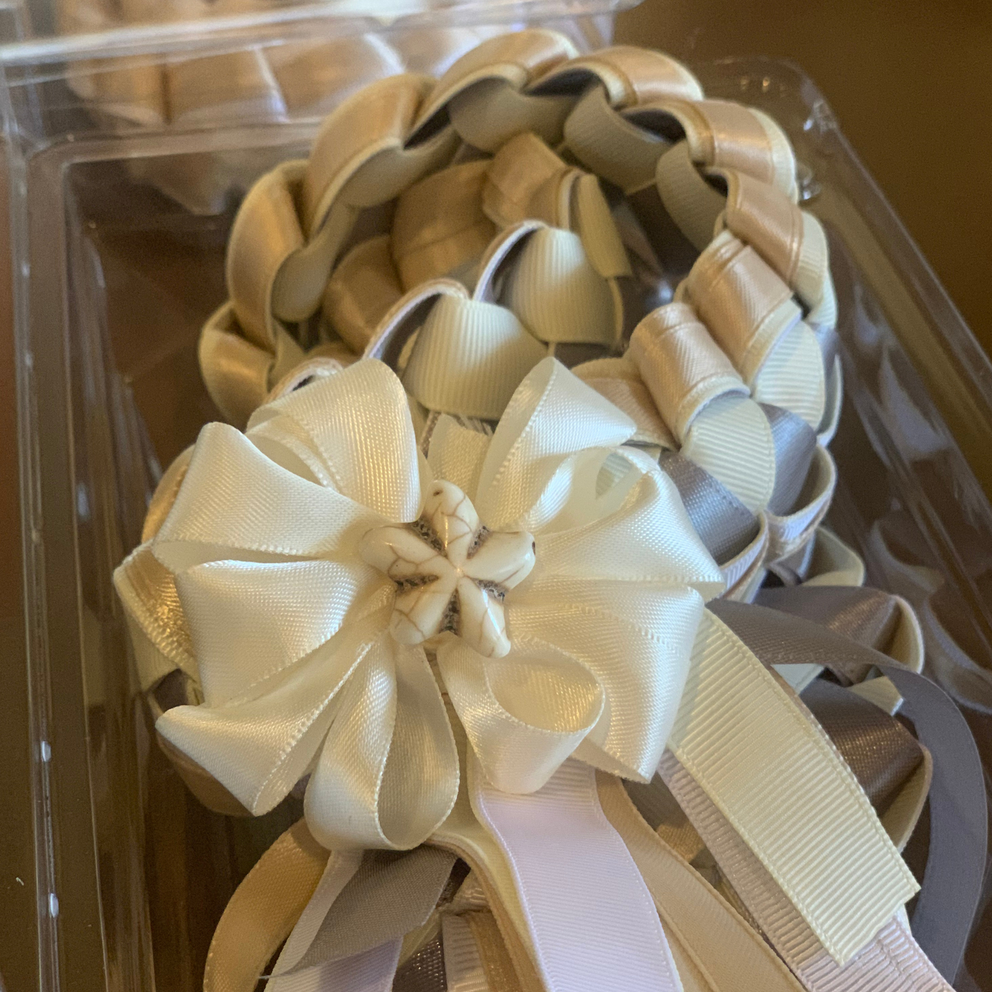 Personalized Teacher Lei. Choose your colors. Custom thank-you gift to honor teachers' dedication and make Teacher Appreciation memorable. Gift a teacher today!