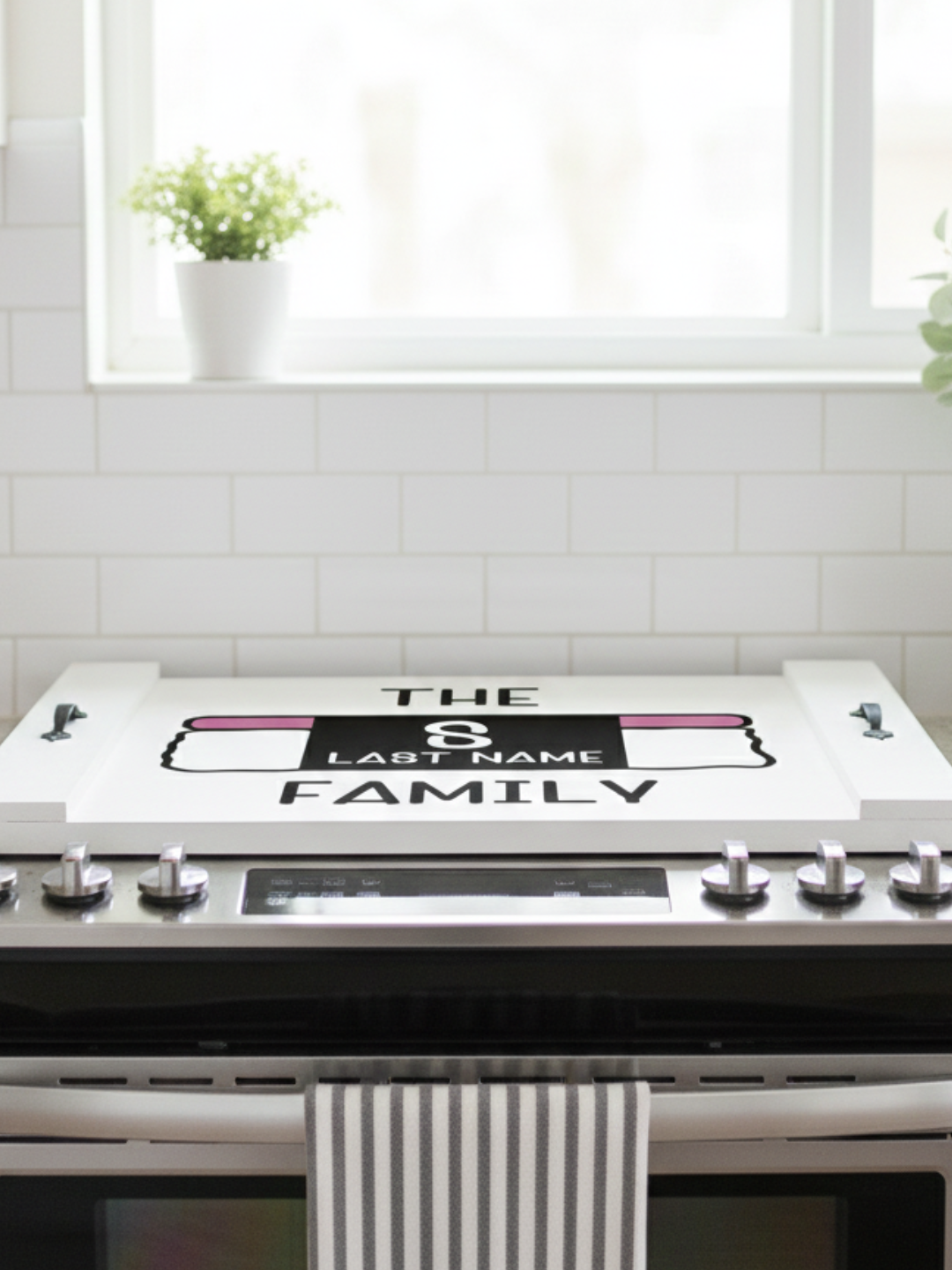 Musubi Monogram Noodle Board - Hawaiian Stove Top Cover