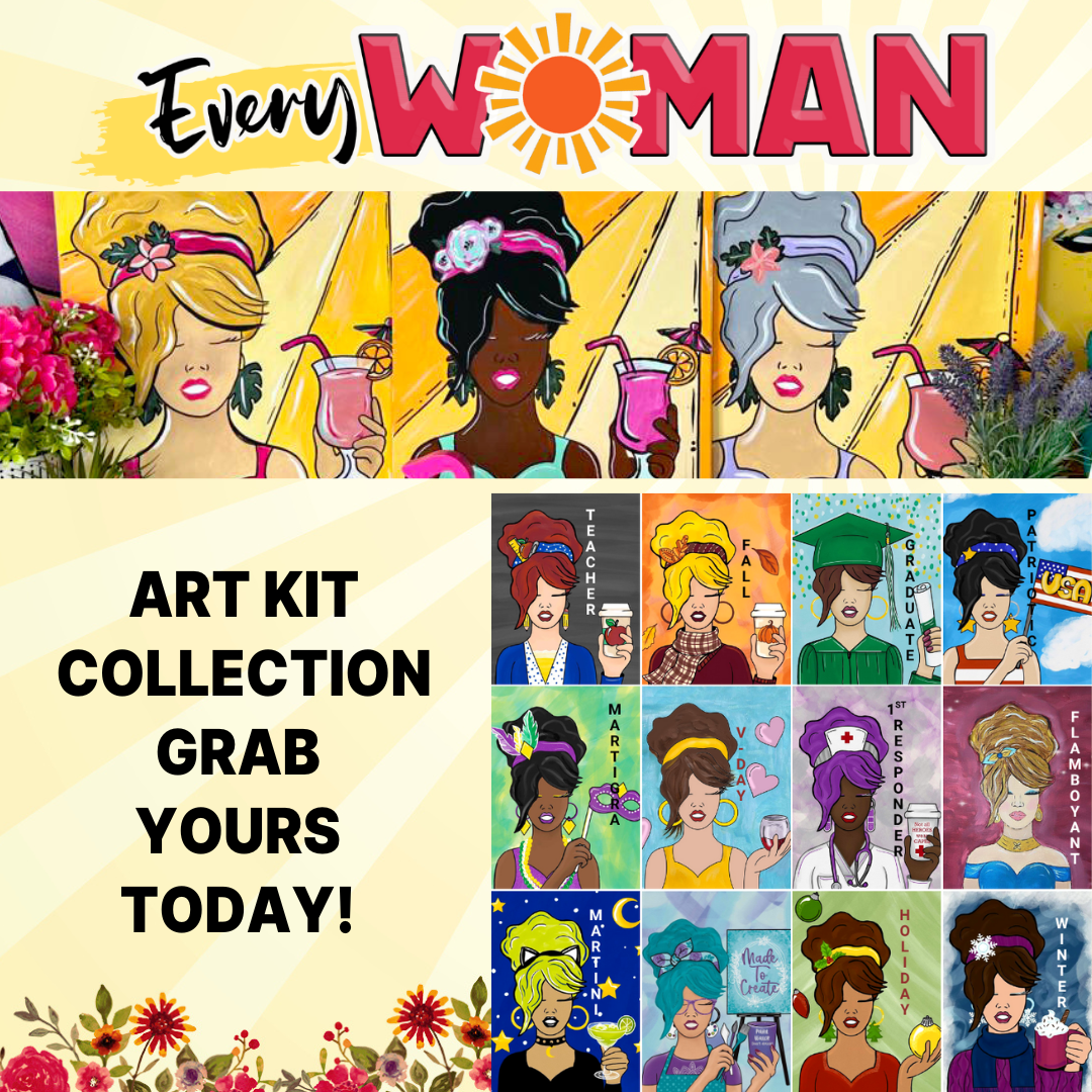 Every Woman Seasonal Art Kit – DIY Canvas Painting