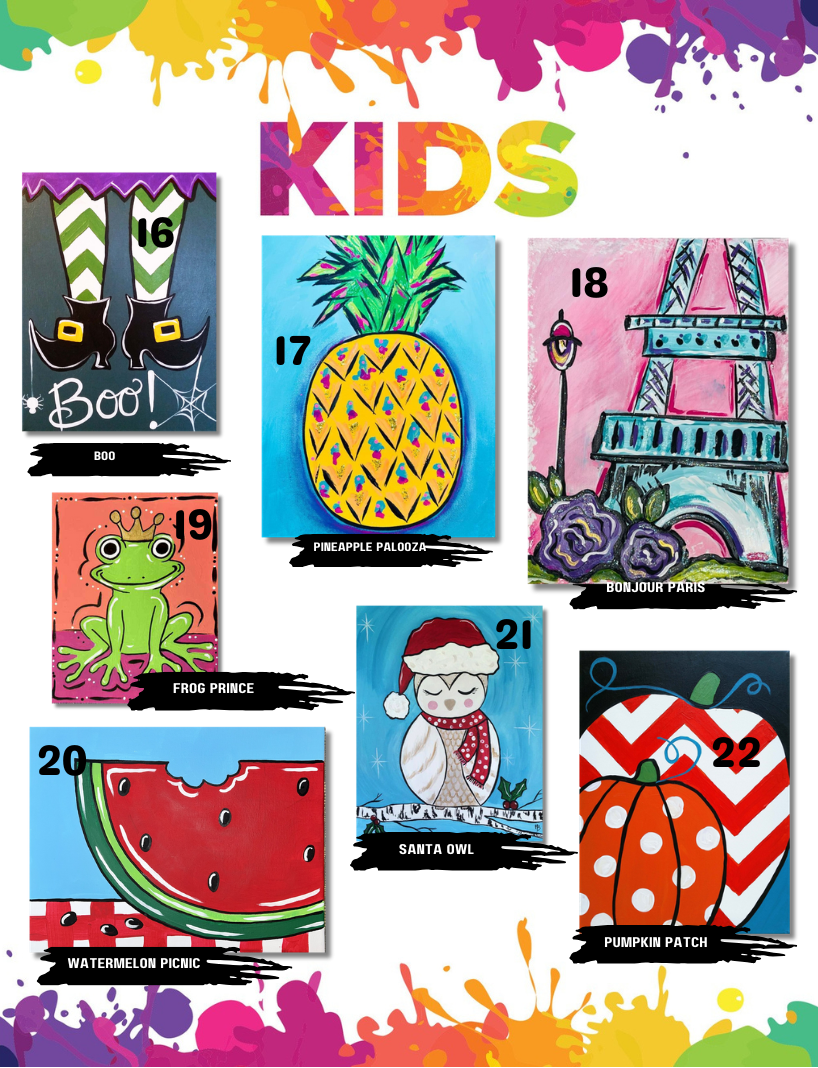 Kids' Birthday Paint Party | Arizona Mobile Experience