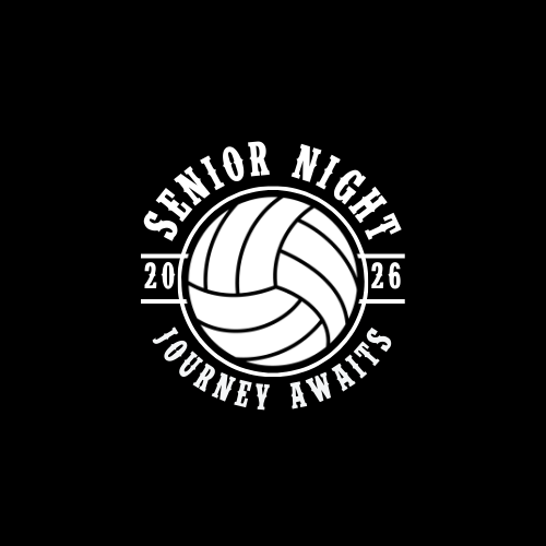 Volleyball Senior Night T-Shirt - Custom Double-Sided Tee