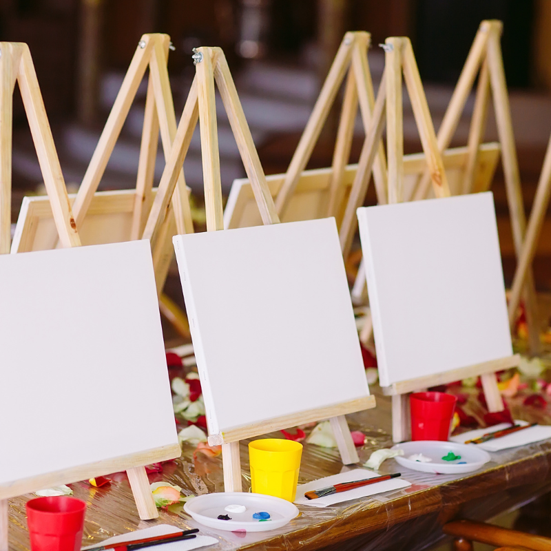 Host a themed paint party in Arizona or get your paint kit in a box from Simply Aloha On The Go