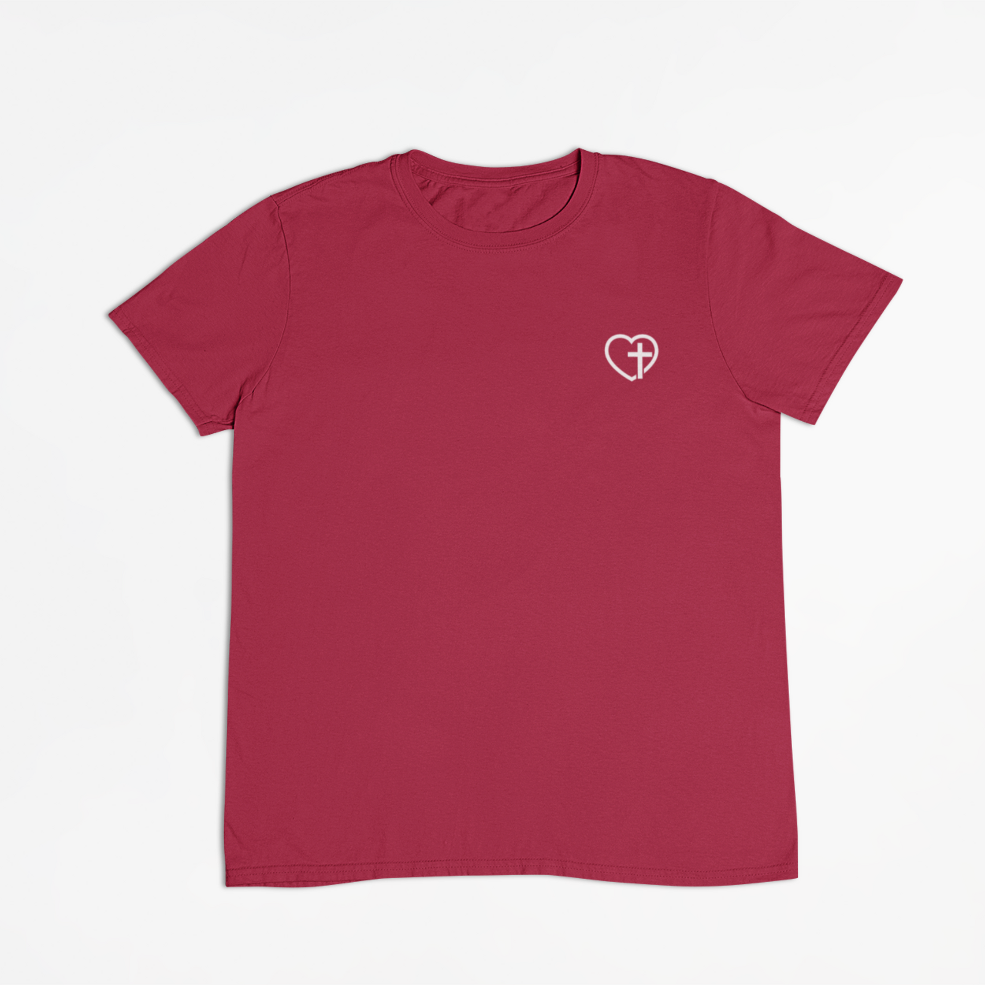 Jesus the Way, the Truth, and the Life Kids double-sided red Tee-Christian Bible Verse Shirt for Children. GIft a child today! (front side of the shirt)