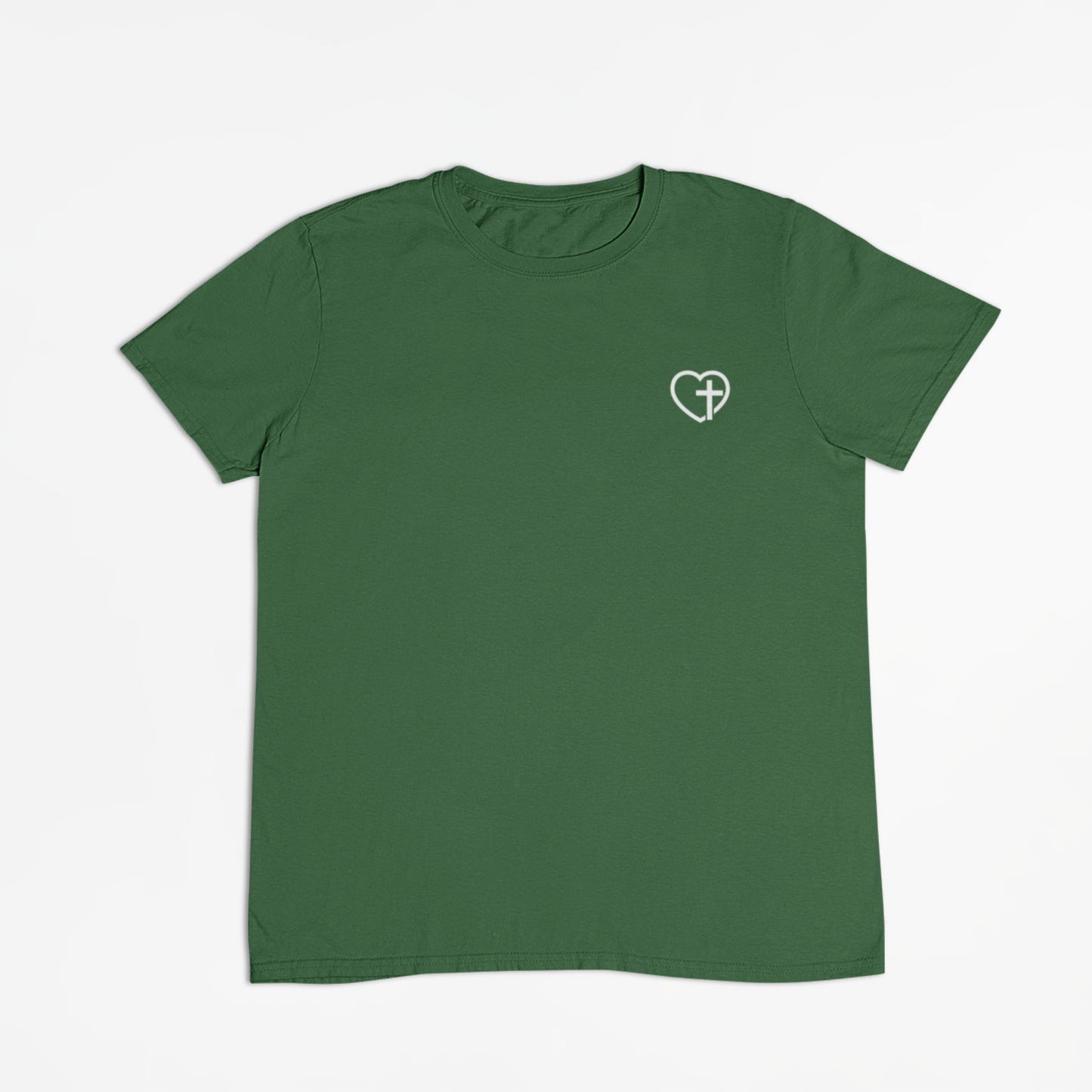 Jesus the Way, the Truth, and the Life Kids double-sided gree Tee-Christian Bible Verse Shirt for Children. GIft a child today! (front side of the shirt)