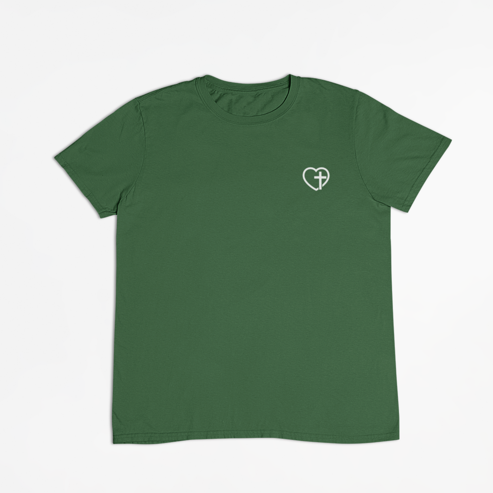 Jesus the Way, the Truth, and the Life Kids double-sided gree Tee-Christian Bible Verse Shirt for Children. GIft a child today! (front side of the shirt)