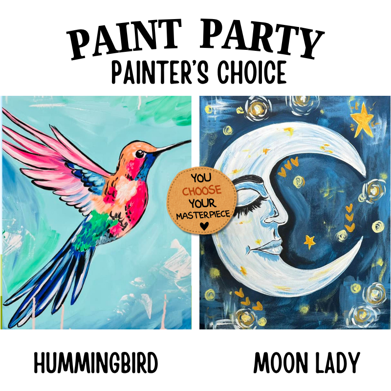 Women Of All Season Paint Party painters choice design option N — canvas painting at Pure Heart Peoria AZ by Simply Aloha On The Go