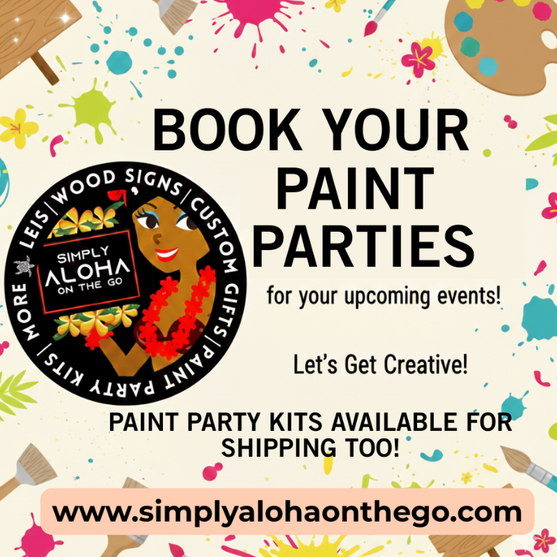 get your paint kit today for the upcoming holiday season by Simply Aloha On The Go in Arizona