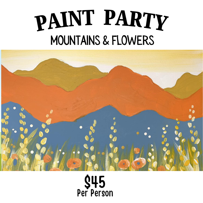 Women Of All Season Paint Party painters choice design option #12 — canvas painting at Pure Heart Peoria AZ by Simply Aloha On The Go