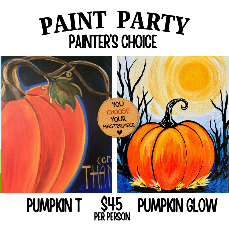 Women Of All Season Paint Party painters choice design option #24 — canvas painting at Pure Heart Peoria AZ by Simply Aloha On The Go