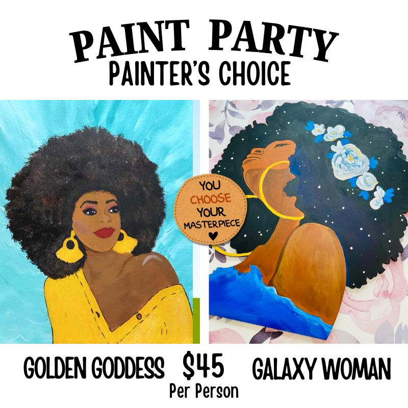 Women Of All Season Paint Party painters choice design option #25 — canvas painting at Pure Heart Peoria AZ by Simply Aloha On The Go