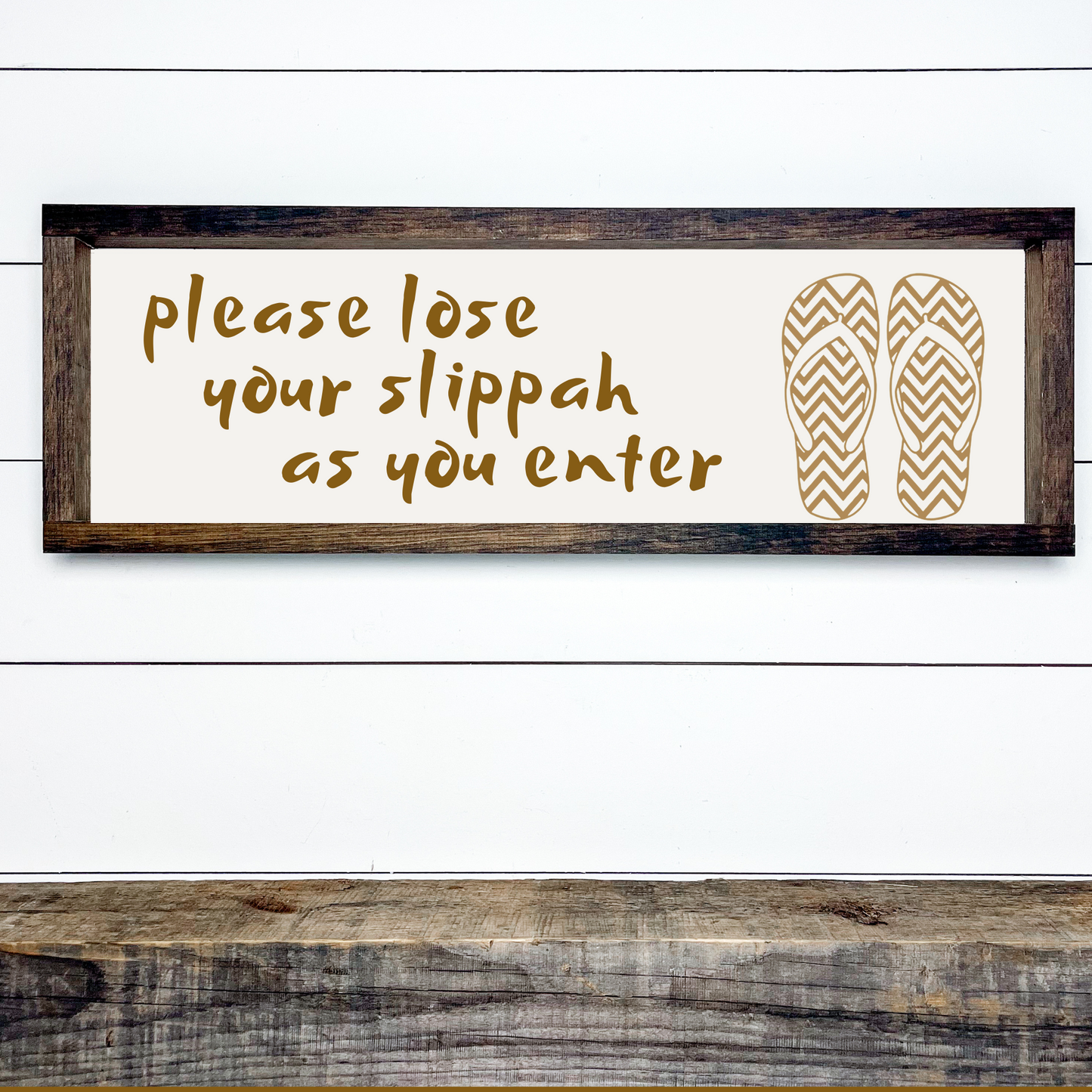 “Please Lose the Slippah” island-style staple phrase used in the Polynesian islands designed by Simply Aloha On The Go