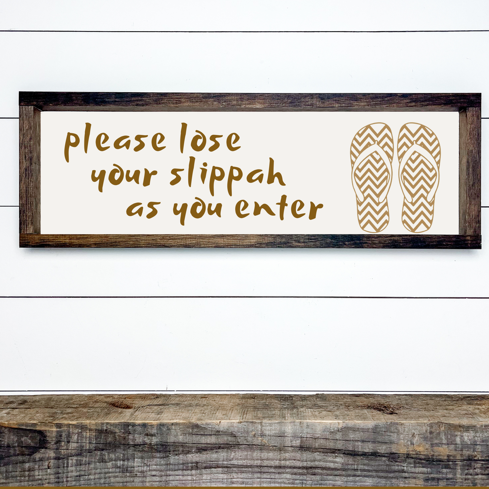 “Please Lose the Slippah” island-style staple phrase used in the Polynesian islands designed by Simply Aloha On The Go