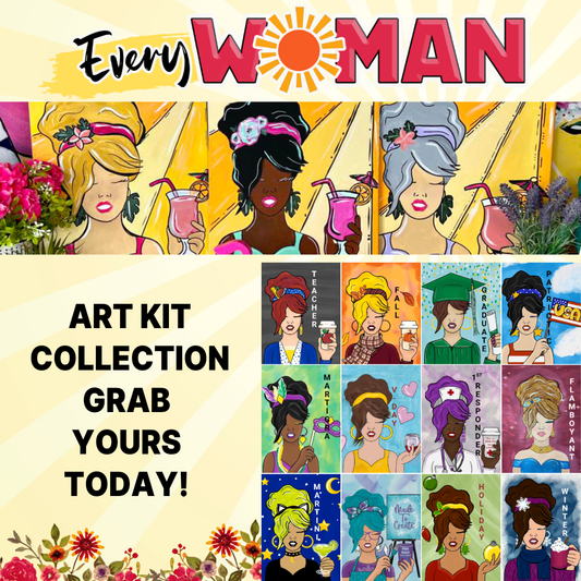 Women Of All Season Paint Party painters choice designs— canvas painting at Pure Heart Peoria AZ by Simply Aloha On The Go